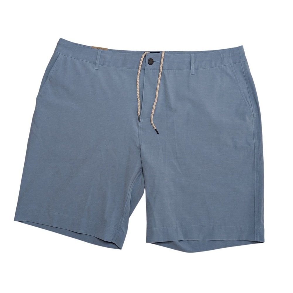 NWT Faherty Belt Loop All Day Shorts Mens 42 Blue 9" Inseam MSC0012